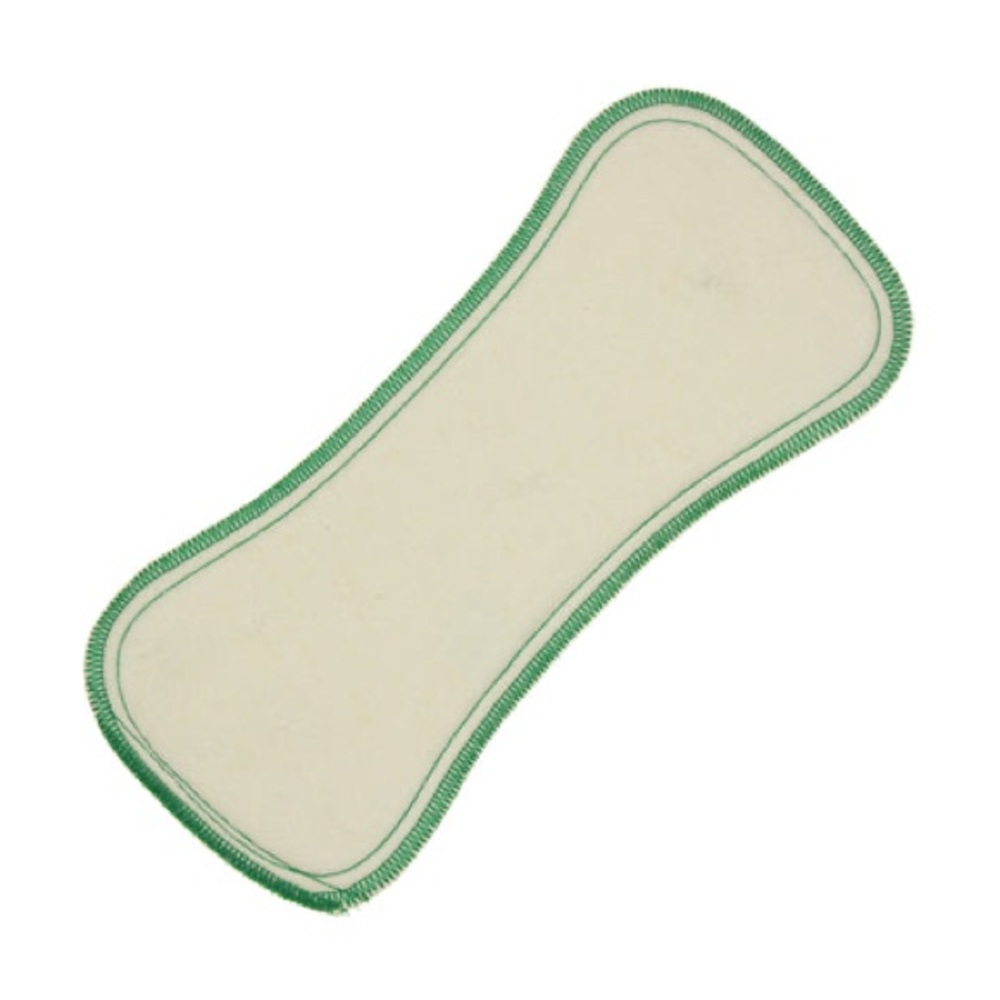 BEST BOTTOM Reusable Cloth Diaper Inserts Size Large Green Stitch Unisex L